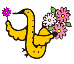 SAXOPHONE BIRD sticker #1385777