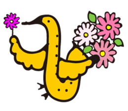 SAXOPHONE BIRD sticker #1385777
