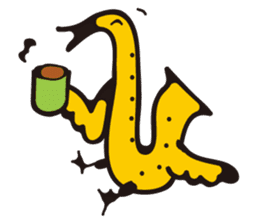 SAXOPHONE BIRD sticker #1385780