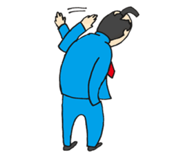 Apologizing SAMURAI sticker #1385887