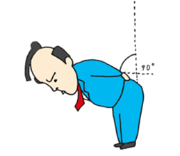 Apologizing SAMURAI sticker #1385905