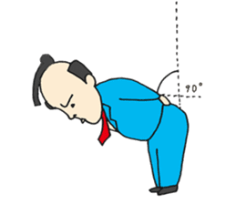 Apologizing SAMURAI sticker #1385905