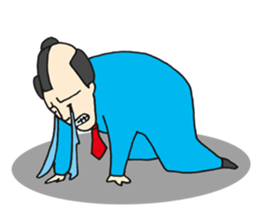 Apologizing SAMURAI sticker #1385917