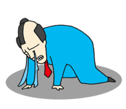 Apologizing SAMURAI sticker #1385917