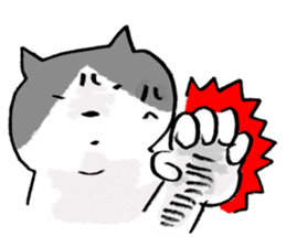 angry cat sticker #1386693
