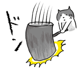 angry cat sticker #1386708
