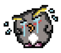 Penguin Pixel sticker #1386885