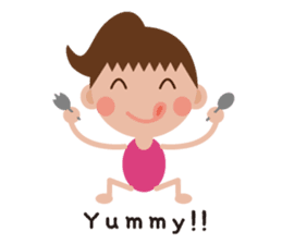 Gym-chan sticker #1387915