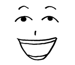 Sticker of expression (hand-painted) 2 sticker #1388451