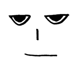 Sticker of expression (hand-painted) 2 sticker #1388456