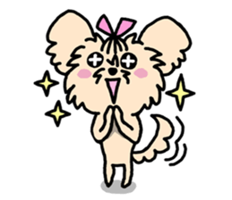 Cute yorkie part2 sticker #1389649