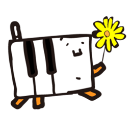 PIANO DOG sticker #1390143
