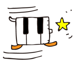 PIANO DOG sticker #1390158