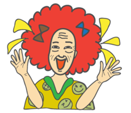 Afro grandpa sticker #1391076