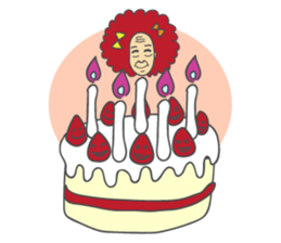 Afro grandpa sticker #1391081