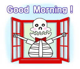 Chubby Skull(English Ver.) sticker #1391326