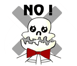 Chubby Skull(English Ver.) sticker #1391327