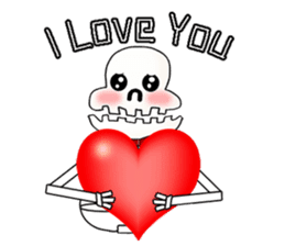 Chubby Skull(English Ver.) sticker #1391332