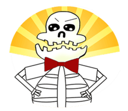 Chubby Skull(English Ver.) sticker #1391341