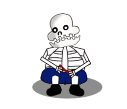 Chubby Skull(English Ver.) sticker #1391342