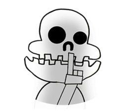 Chubby Skull(English Ver.) sticker #1391343