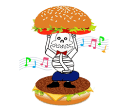 Chubby Skull(English Ver.) sticker #1391344