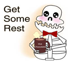 Chubby Skull(English Ver.) sticker #1391345