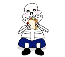 Chubby Skull(English Ver.) sticker #1391348