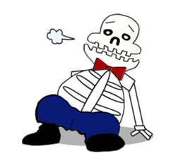 Chubby Skull(English Ver.) sticker #1391350