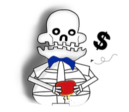 Chubby Skull(English Ver.) sticker #1391357