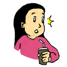 Young Lady sticker #1391605