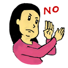 Young Lady sticker #1391606