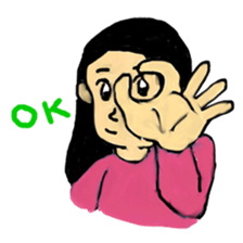 Young Lady sticker #1391607