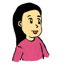 Young Lady sticker #1391608