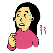 Young Lady sticker #1391609