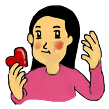 Young Lady sticker #1391617