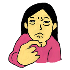 Young Lady sticker #1391626