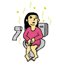 Young Lady sticker #1391627