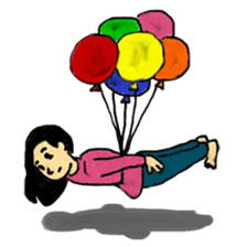 Young Lady sticker #1391628