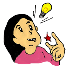 Young Lady sticker #1391632