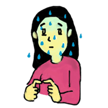 Young Lady sticker #1391637