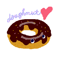 Handwritten doughnuts
