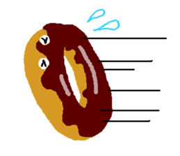 Handwritten doughnuts sticker #1391738