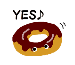 Handwritten doughnuts sticker #1391740