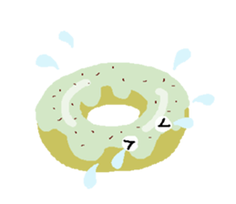 Handwritten doughnuts sticker #1391751