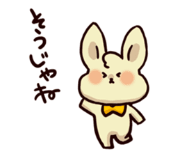 Words of Hiroshima rabbit 2 sticker #1392251