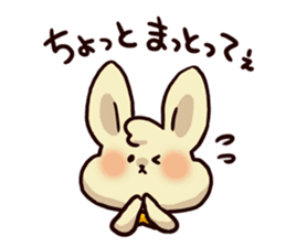 Words of Hiroshima rabbit 2 sticker #1392258