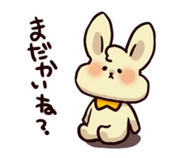 Words of Hiroshima rabbit 2 sticker #1392259