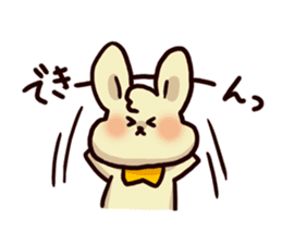 Words of Hiroshima rabbit 2 sticker #1392278