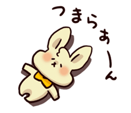 Words of Hiroshima rabbit 2 sticker #1392280